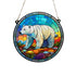 Polar Bear Stained Glass Effect Suncatcher